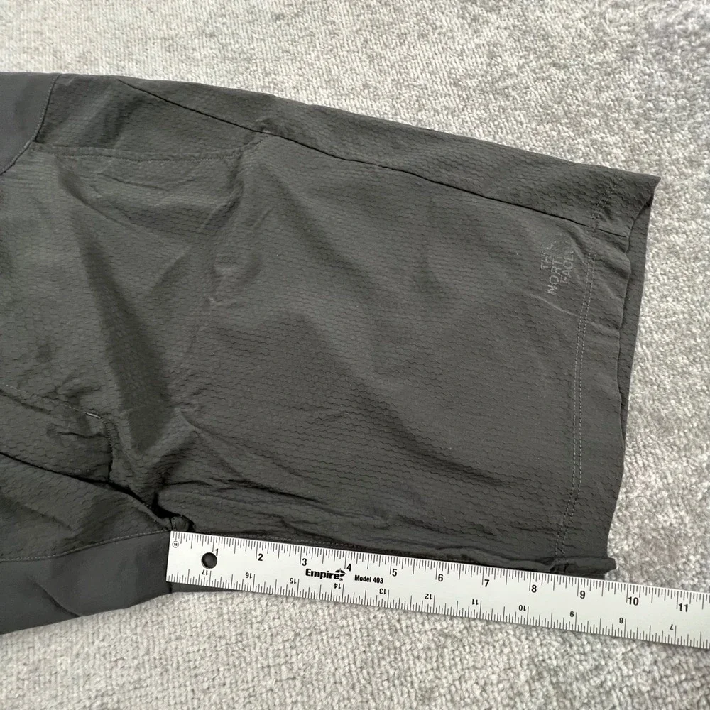 The North Face Mens NF0A2UM2 Asphalt Grey Hex Ripstop Hiking Shorts Size 36